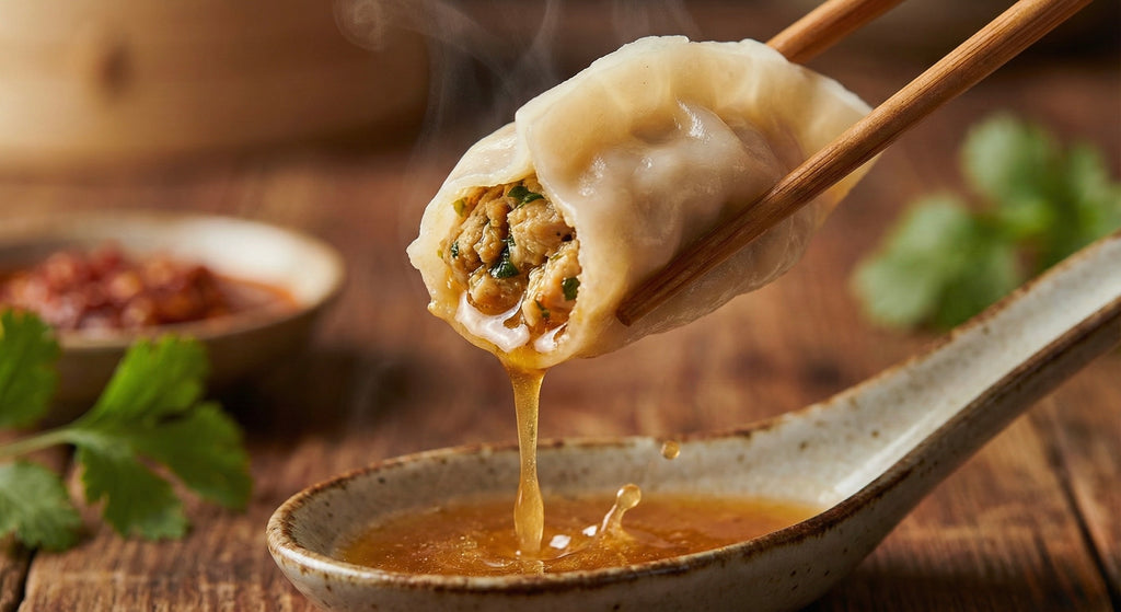 Chicken Dumplings Party Pack (MO:MO) - 3 Bags/72 pcs