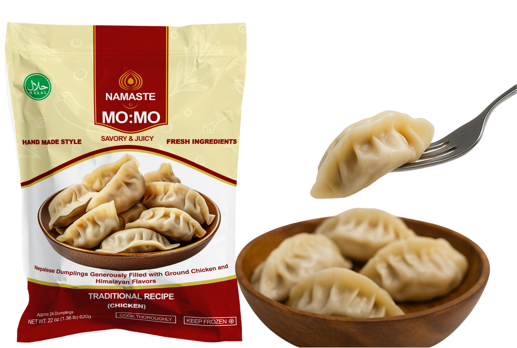 Chicken Dumplings Party Pack (MO:MO) - 4 Bags/96pcs